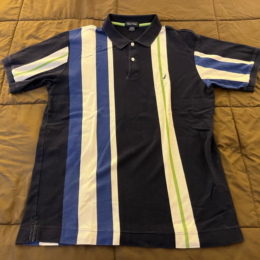 Nautica Polo Colorblock Size L